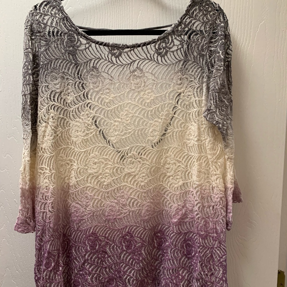 Daytrip lace layering shirt